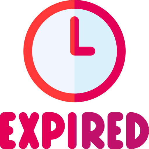 Expired Basic Rounded Flat icon