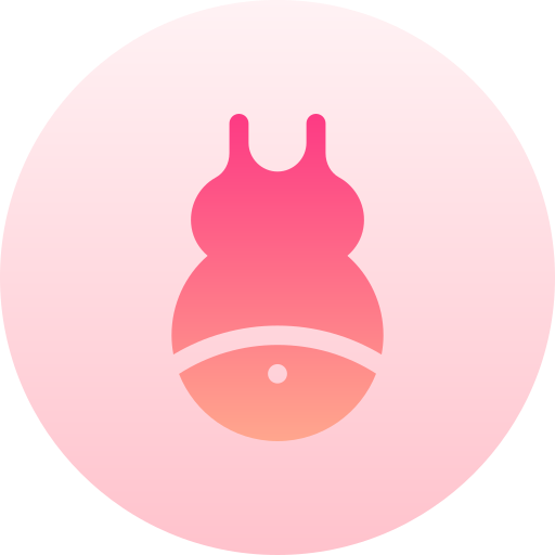 Pregnancy Basic Gradient Circular icon
