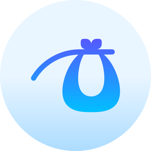 flüchtling Basic Gradient Circular icon