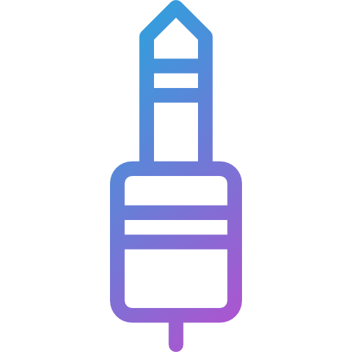 conector jack Dreamstale Gradient icono