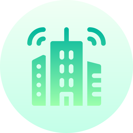 edificio Basic Gradient Circular icona