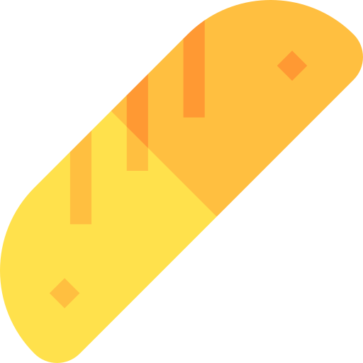 un pan Basic Straight Flat icono