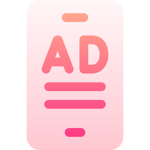 광고하는 Basic Gradient Gradient icon