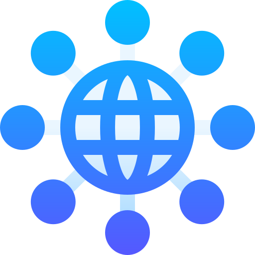 Network Basic Gradient Gradient icon