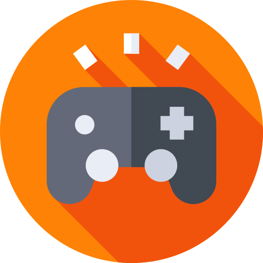 Gaming Flat Circular Flat icon