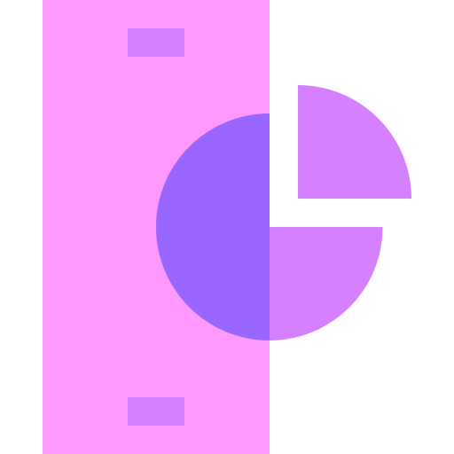 gráfico circular Basic Sheer Flat icono