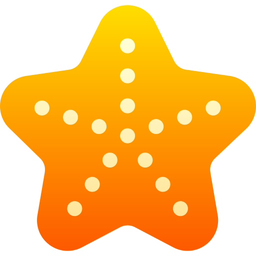 rozgwiazda Basic Gradient Gradient ikona