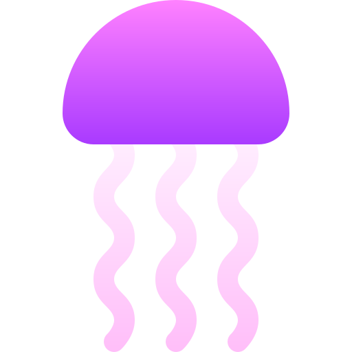 Jellyfish Basic Gradient Gradient icon