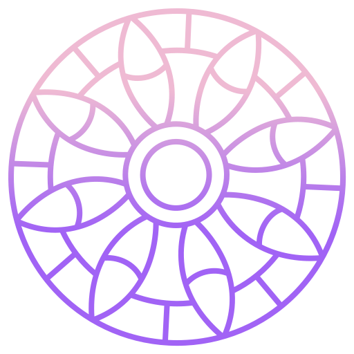 mandala Icongeek26 Outline Gradient icona