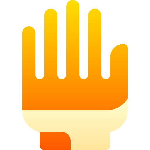 guante Basic Gradient Gradient icono