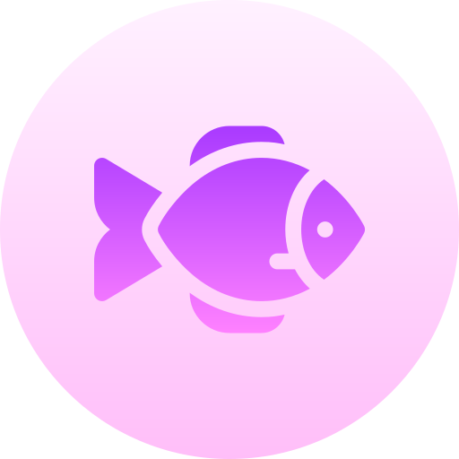 pesce pagliaccio Basic Gradient Circular icona