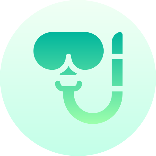 snorkel Basic Gradient Circular icoon