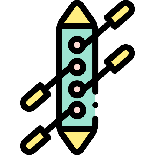 ボート漕ぎ Detailed Rounded Lineal color icon