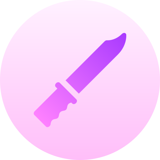 nóż do nurkowania Basic Gradient Circular ikona