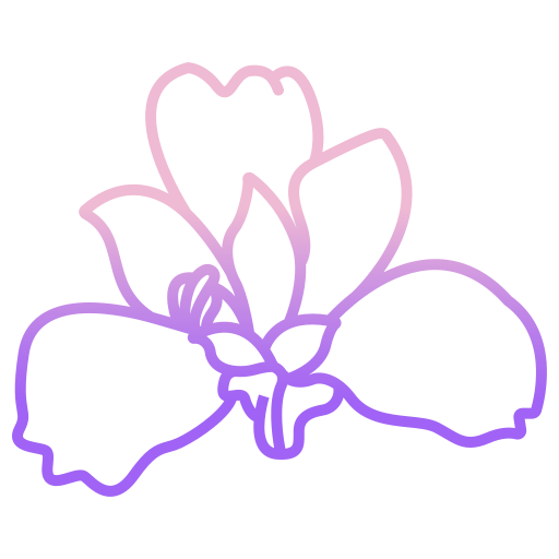 Flower Icongeek26 Outline Gradient icon