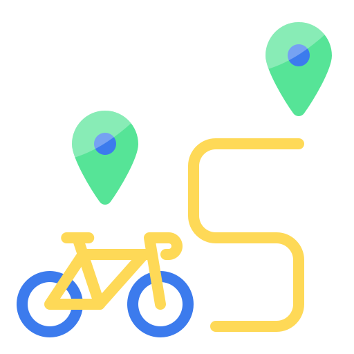 自転車 Mangsaabguru Flat icon