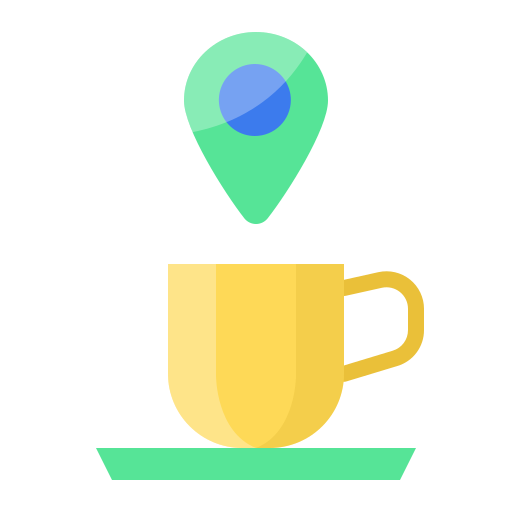 커피 샵 Mangsaabguru Flat icon