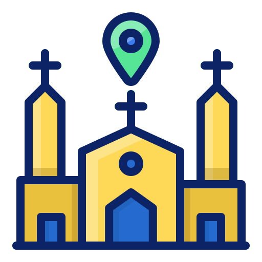 Church Mangsaabguru Lineal Color icon