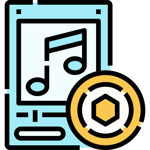 Music Linector Lineal Color icon
