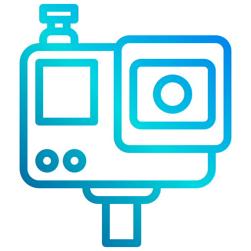Action camera xnimrodx Lineal Gradient icon