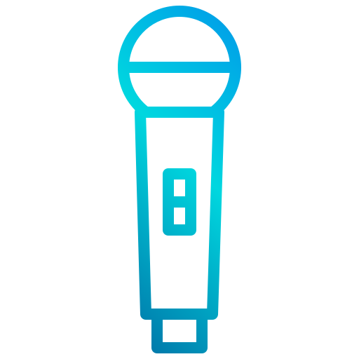 Microphone xnimrodx Lineal Gradient icon