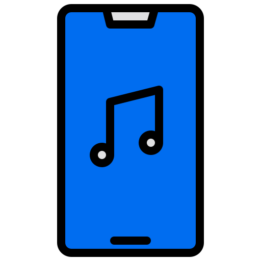 Music app xnimrodx Lineal Color icon