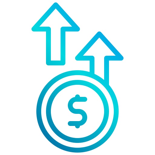 Price up xnimrodx Lineal Gradient icon