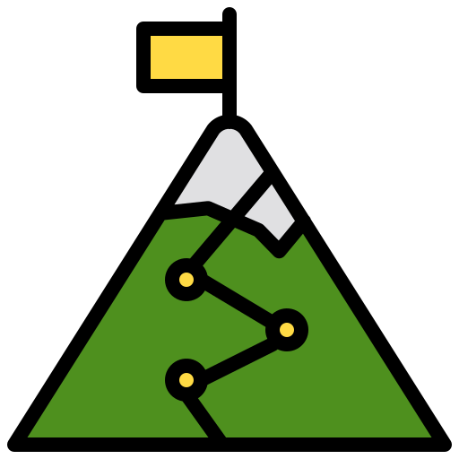 montagna xnimrodx Lineal Color icona