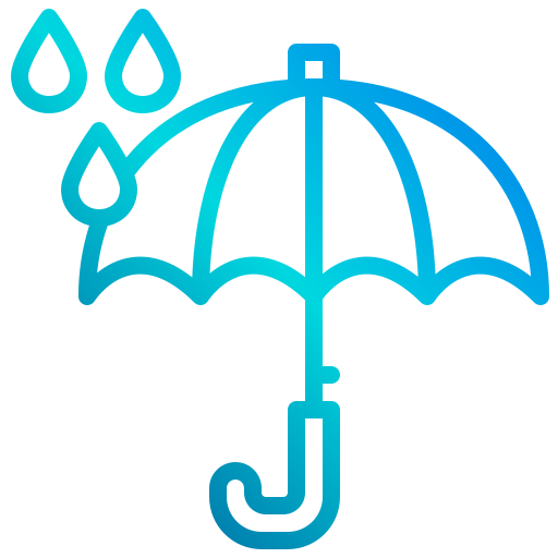 우산 xnimrodx Lineal Gradient icon