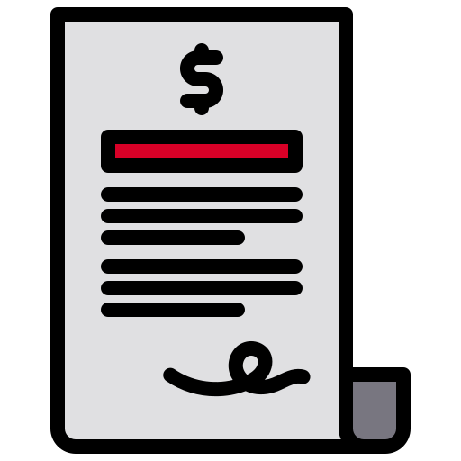 Invoice xnimrodx Lineal Color icon