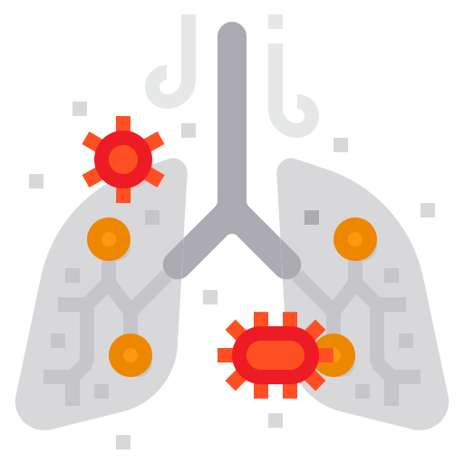 肺 itim2101 Flat icon