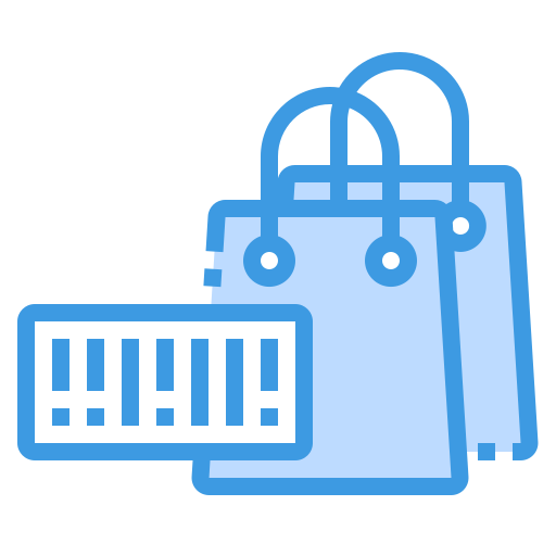 sacs à provisions itim2101 Blue Icône
