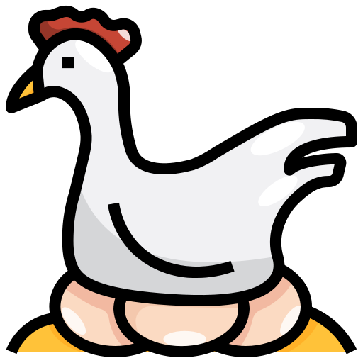 Hen Generic Outline Color icon