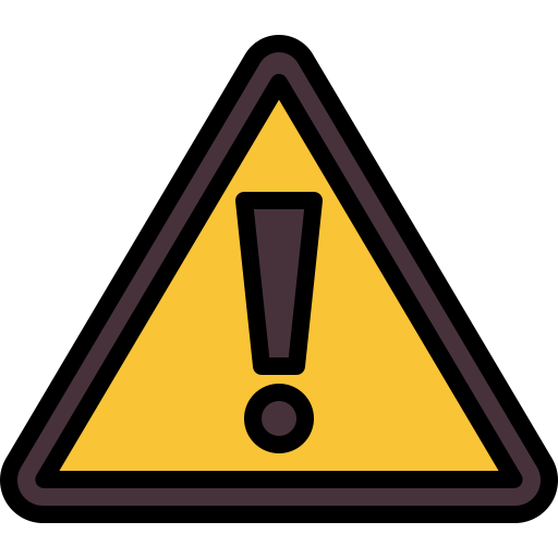 警告標識 Generic Outline Color icon
