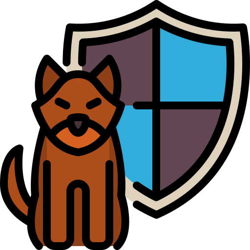 番犬 Generic Outline Color icon