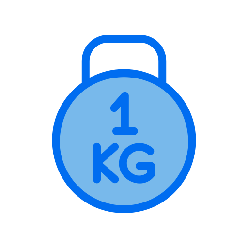 kettlebell Generic Blue icono