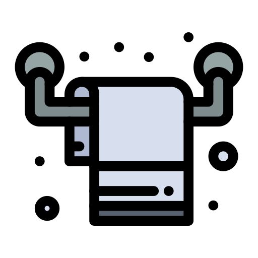 Towel Generic Outline Color icon