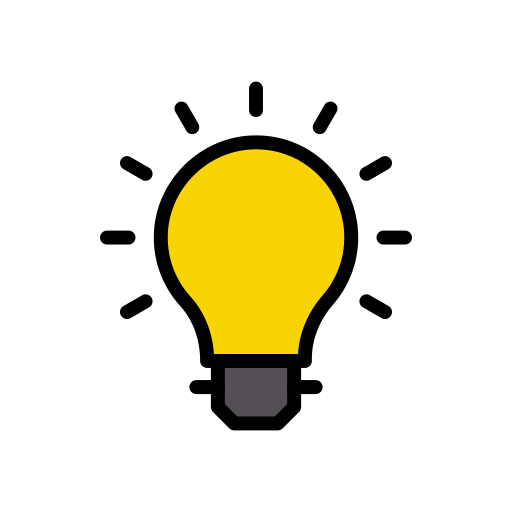 Lightbulb Vector Stall Lineal Color icon