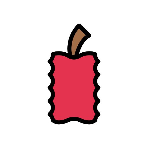 Apple Vector Stall Lineal Color icon