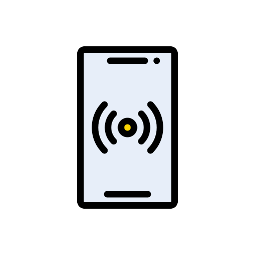 conexión wifi Vector Stall Lineal Color icono