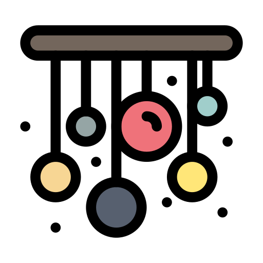 シャンデリア Generic Outline Color icon