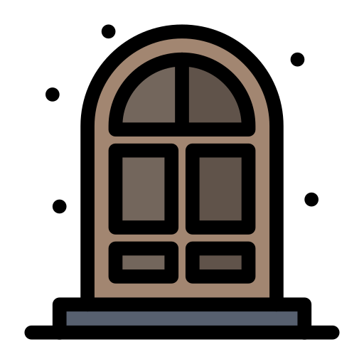 Door Generic Outline Color icon