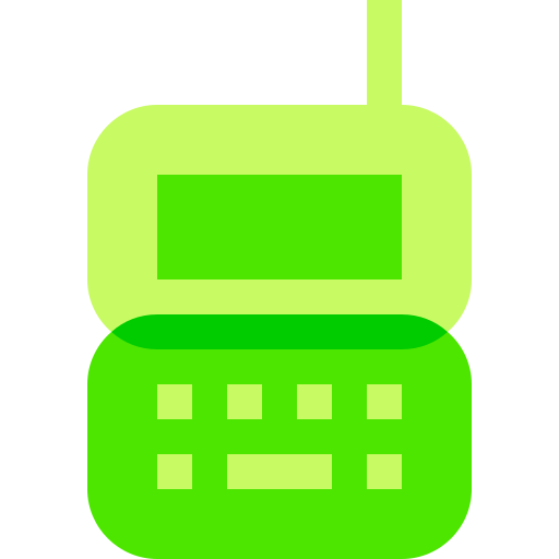 Mobile phone Basic Sheer Flat icon