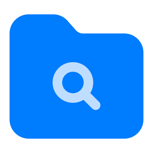Search file Basic Straight Flat icon