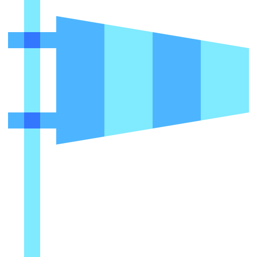 dirección del viento Basic Sheer Flat icono