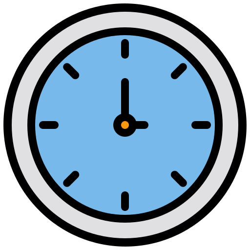 relógio xnimrodx Lineal Color Ícone