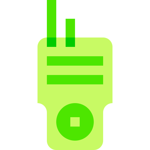walkie talkie Basic Sheer Flat icono