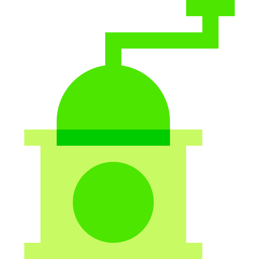 molinillo de cafe Basic Sheer Flat icono