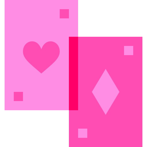 Playing cards Basic Sheer Flat icon