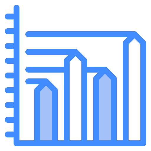 グラフ Generic Blue icon